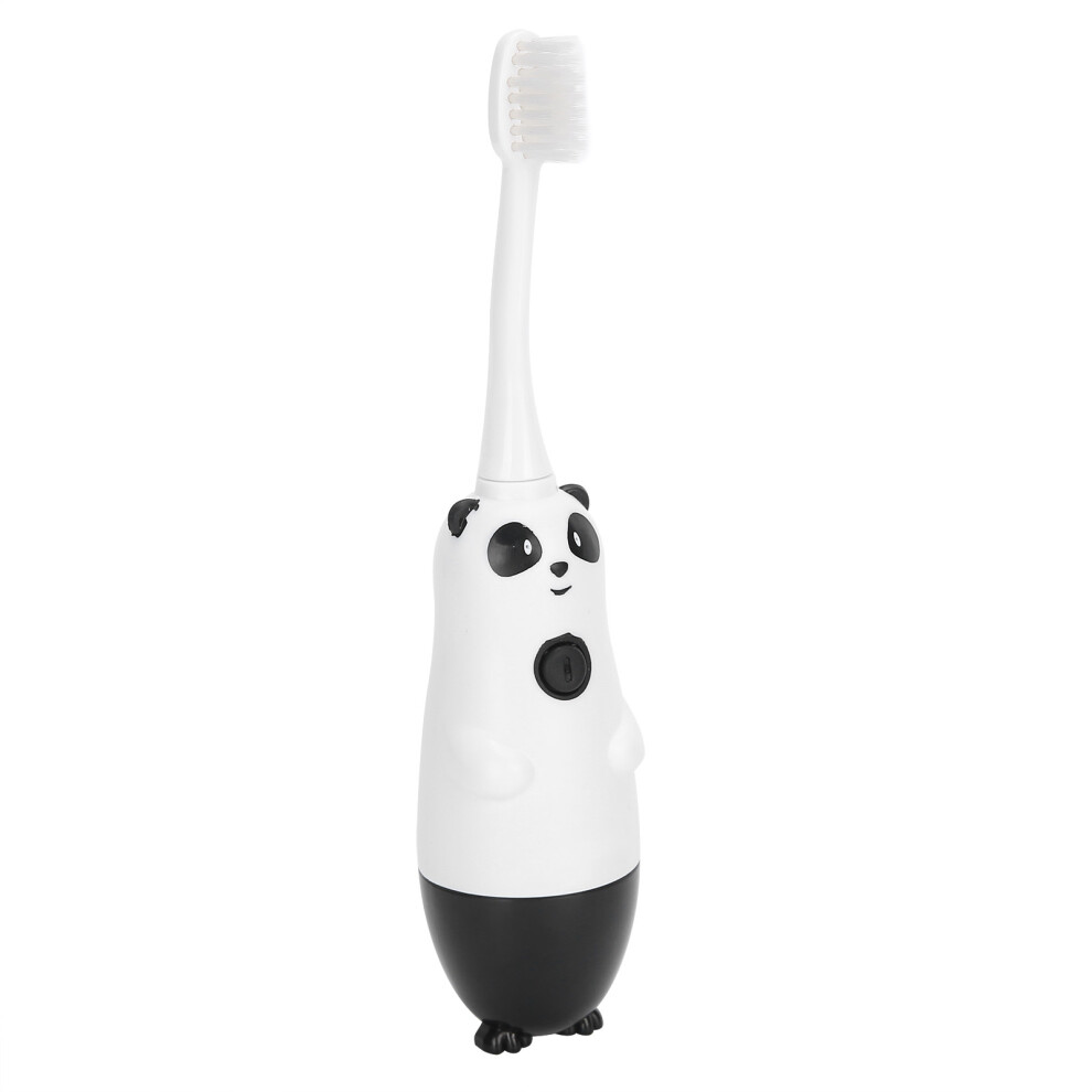 Kids Sonic Toothbrush with Soft PBT Bristles & Panda Pattern - Ages 2‑12