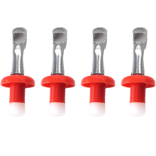 Tappo salva-vino riutilizzabile in silicone, chiusura ermetica per bottiglie di vino di dimensioni standard, tappo manuale per bottiglie di bevande