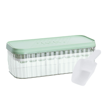 Bacs à glaçons, double bac pour une production de glace efficace, conception empilable optimisant l'espace du congélateur, démoulage hygiénique,