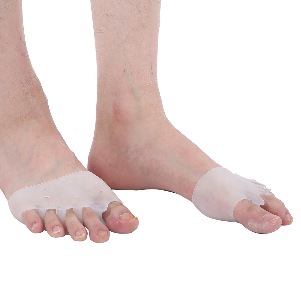 Comfortable SEBS Hallux Valgus Toe Corrector with 5-Hole Separation