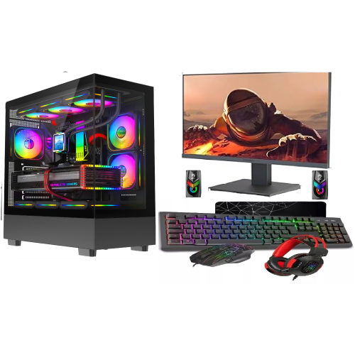 ASC Full Set Up Gaming PC Bundle: Intel Core i5 16GB RAM 1TB+128GB SSD GT730 4GB - 22