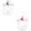 2 Unidades Protector Unicornio Niñas Mujeres 6