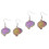 2 Pares De Pendientes De , Colgantes Para 8