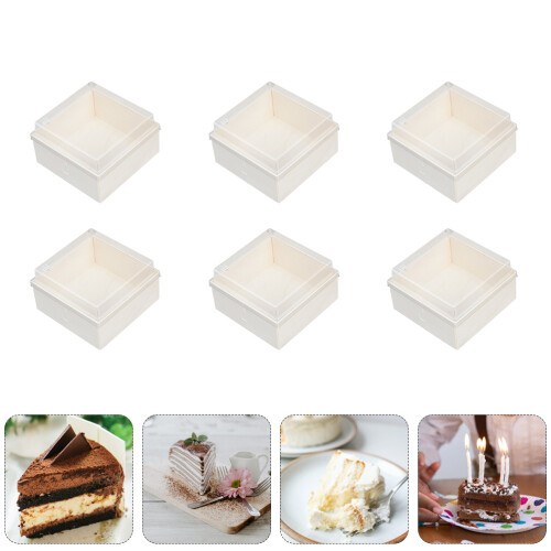 10 Unidades Cajas Para Pasteles Con Transparente 2