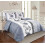 (Brown, King) Exquisite 3 Piece Printed Bedspread Set, include one Comfoter and Two Pillow Shams 12
