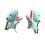 2Paires Enfants Hiver Ficelle 1