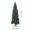 Living And Home 7FT/2.1M Snow Flocked Slim Christmas Tree with Pine, Berries& Foldable Metal Stand 6