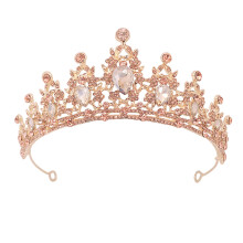 2Stk Glänzender Haarreif Brautkrone Hochzeit Mehrfarbig