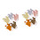 10 Paires Courtes Cartoon Pour 4