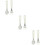 3 Ensembles Enfants Fourchette Acier Inoxydable 10