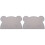 2 In Silicone Antiscivolo Per 3