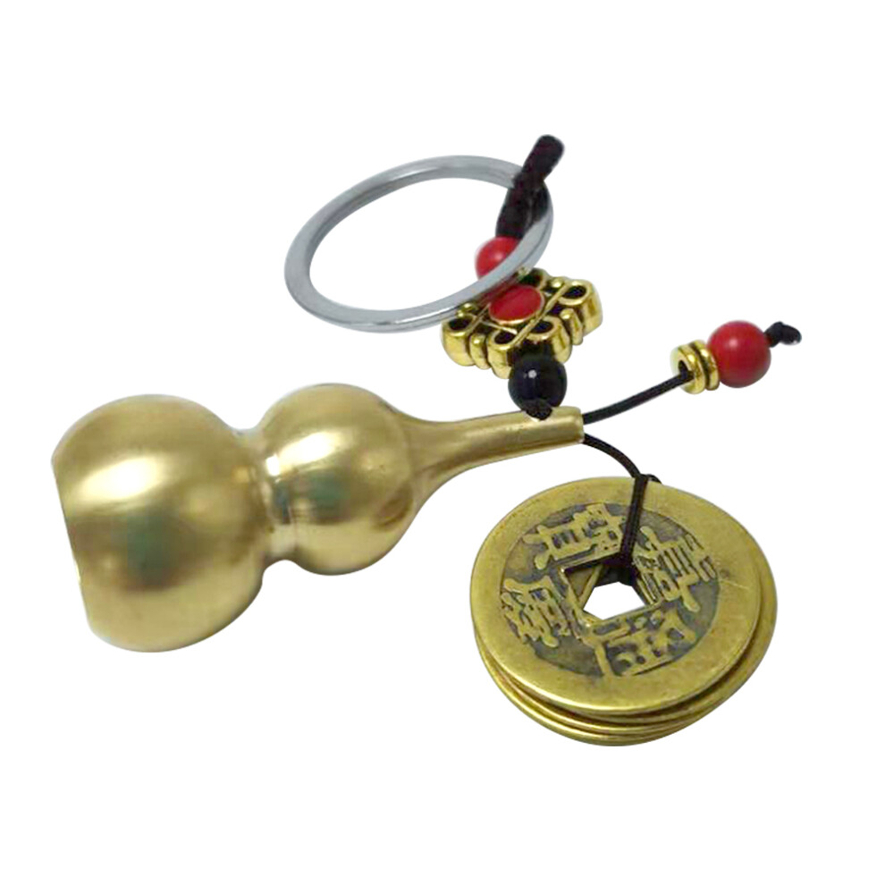 3 Pezzi Ciondolo Chiave In Rame Portachiavi Per Auto-image