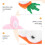 4 Pezzi Peluche Cartone Animato 11