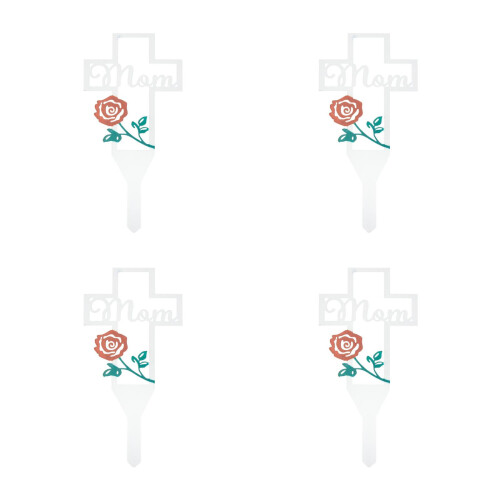 4 Pezzi Decorativo Per Esterni Design Mamma Cimitero 2