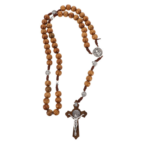 3 Pezzi Collana Con E Legno Per Preghiera