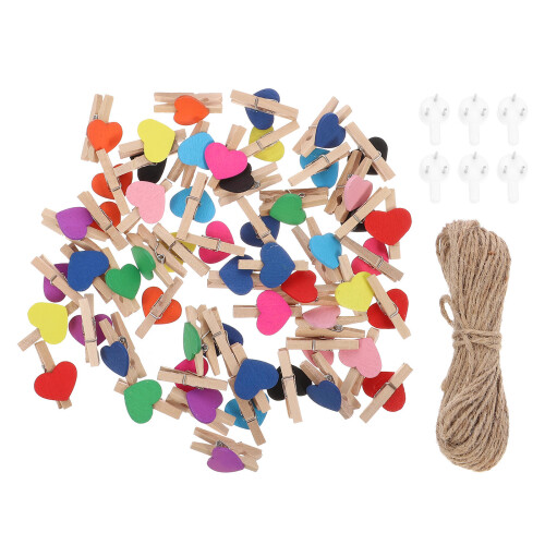 100 Pezzi Mollette A 3X0,3 Cm In Per Foto