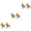 6 Pinata Messicana con Decorazione Cinco De Mayo 6
