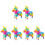 6 Pinata Messicana con Decorazione Cinco De Mayo 3