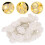 2Pcs White Decorative Flower String Lights Indoor Warm Light Ornament 11