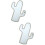 2 Pezzi Decorativo Per Bambini Cactus 7