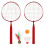 3 Set Racchette Badminton Per Principianti E 8