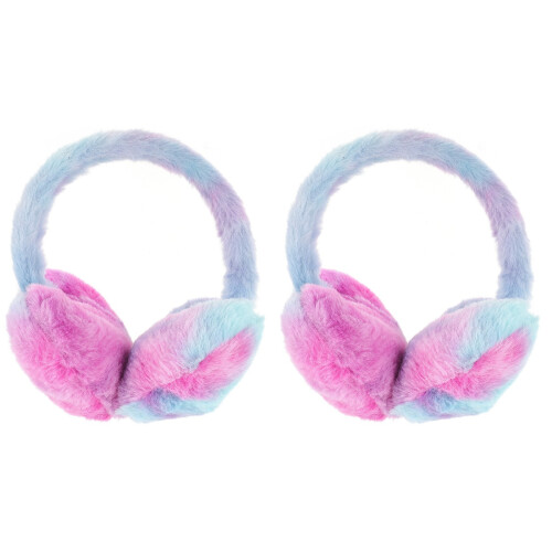 2 Unidades Inverno Auricular Peluda Espessada 1