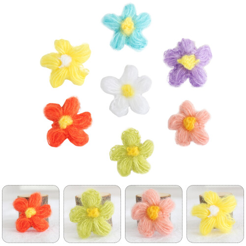 35 Unidades Emblemas Forma De Flor Para 2
