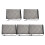 30Pcs Black Aquarium Filter Bags Polyester Mesh for Fish Tank Cleaning 10