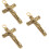 3Pcs Pingente Forma De Cruz Com De Jesus Para Chaveiro 7