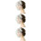 3Pcs Com Cristais Acessório Cabelo 8