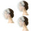 3Pcs Com Cristais Acessório Cabelo 6