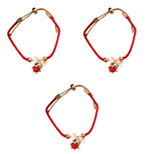 3Pcs Adorável Do Rato Jóia Colar Pulseira Para 2