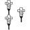 3Pcs Dad Design Decorativa Para Cemitério Exterior 7