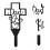 3Pcs Dad Design Decorativa Para Cemitério Exterior 10