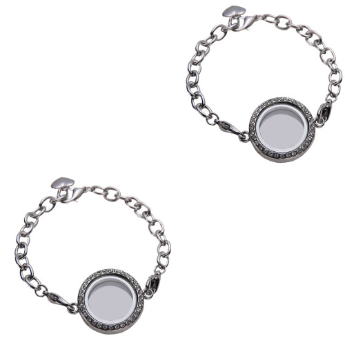 2 Pcs Pulseira De Com Para Pingentes 2