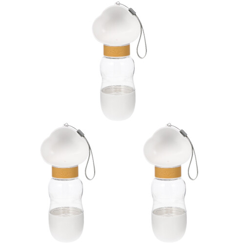 3Pcs Garrafa Para Cachorro Com Portátil 1