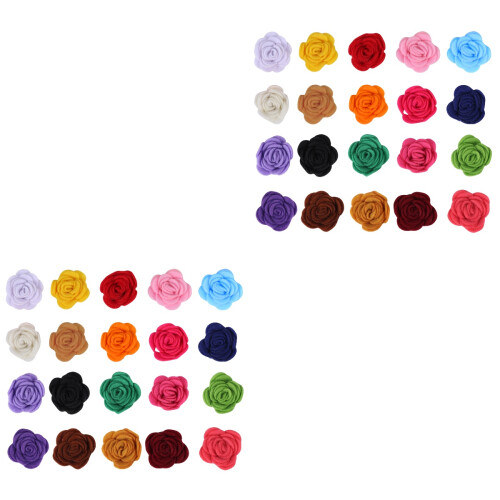40 Unidades 3,5 Cm Rosas Para Decoração De E Roupas 2