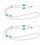 2 Pcs Colar Para Com Conta Decorativa E Corrente Longa 5