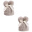 2 Unidades Chapéu De Com Dois Pompons Para Bebê 6