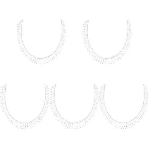 5 Unidades Guarnição De Strass Com Cortável 1