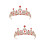 2 Unidades Coroa Cristal Para Aniversário 7
