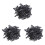 Kit De 300 Peças Para Pendurar E (Preto) 2