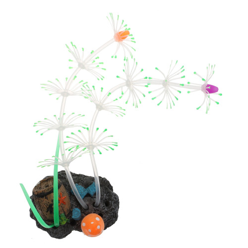 2 Unidades Planta Aquática Simulada Para Decoração