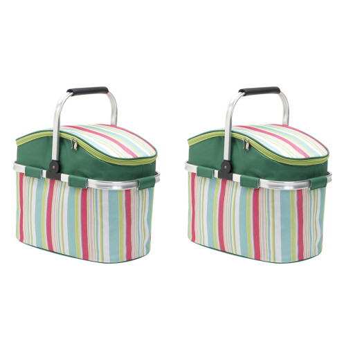 2Pcs 26L Cesta Térmica Para Camping 1