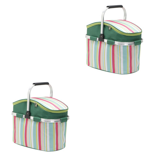 2Pcs 26L Cesta Térmica Para Camping 2