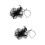 2 Conjuntos De Chapéus Fascinator Véu Para Mulheres 7