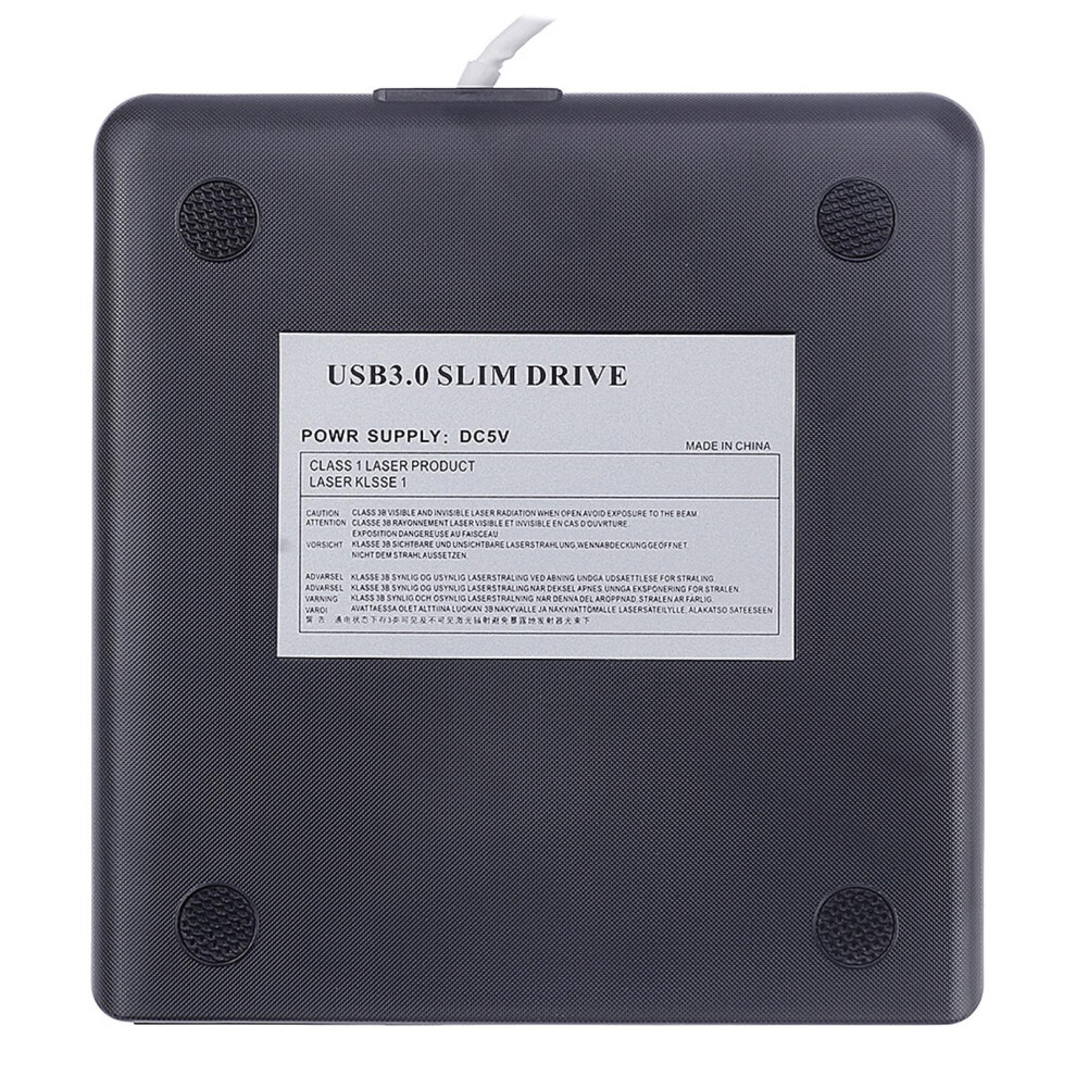 Ultra-Slim Usb 3.0 External Cd Dvd Rw Writer Drive For Pc Mac 5081359738672