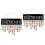 2 Pcs Quadro DIY com 50 Pingentes Redondos e 50 6