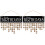 2 Pcs Quadro DIY com 50 Pingentes Redondos e 50 4