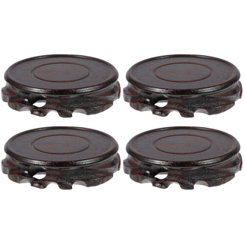 4 Unidades Bases De Maciça Para E Suporte De 2